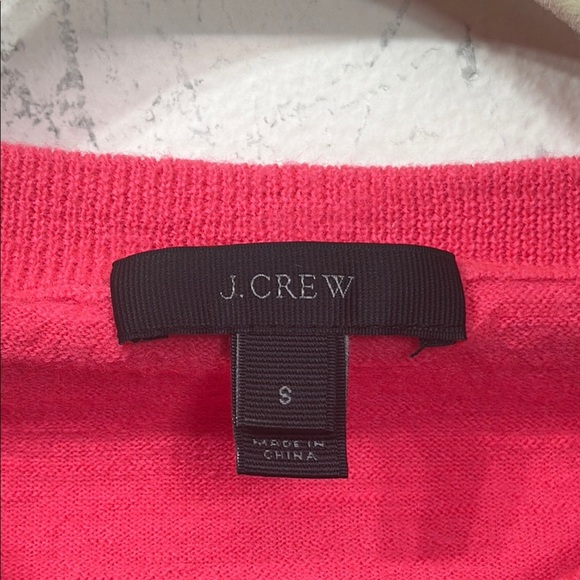 (R) J.CREW Vibrant Pink Sweater, size S - Picture 2 of 9